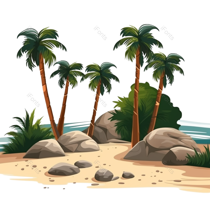 天空图片,夏天元素,蓝色PNG,海洋免抠素材